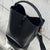 Shiny Leather Bucket Bag Shoulder Bags